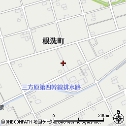 静岡県浜松市中央区根洗町1039周辺の地図