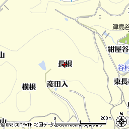 愛知県西尾市東幡豆町（長根）周辺の地図