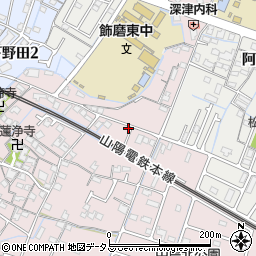 兵庫県姫路市飾磨区中島53-5周辺の地図