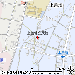 上善地公民館周辺の地図