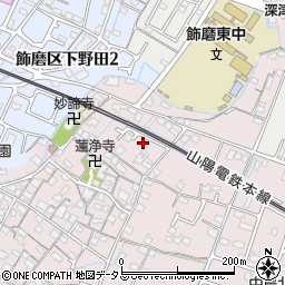 兵庫県姫路市飾磨区中島935周辺の地図