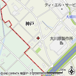 静岡県榛原郡吉田町神戸1295周辺の地図