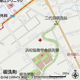静岡県浜松市中央区根洗町672周辺の地図