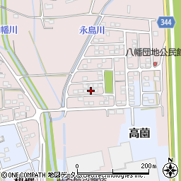 静岡県浜松市浜名区八幡465-31周辺の地図
