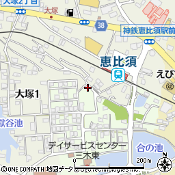 兵庫県三木市君が峰町4-5周辺の地図