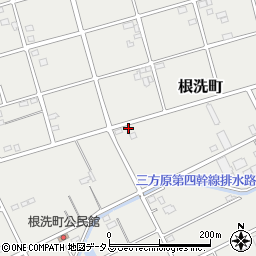 静岡県浜松市中央区根洗町1036周辺の地図