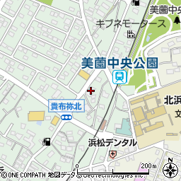 浜松磐田信用金庫浜北支店周辺の地図