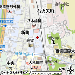 〒716-0014 岡山県高梁市中之町の地図