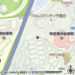 大阪府吹田市長野東27-66周辺の地図