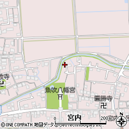兵庫県姫路市網干区宮内226-7周辺の地図