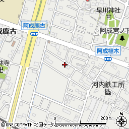 兵庫県姫路市飾磨区阿成渡場186周辺の地図