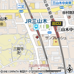 セブンイレブン京田辺三山木店周辺の地図