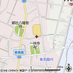 静岡県浜松市浜名区東美薗884周辺の地図