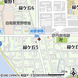 岡尾自転車商会周辺の地図