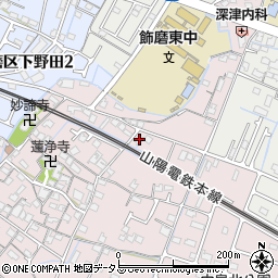 兵庫県姫路市飾磨区中島926-2周辺の地図