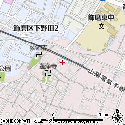 兵庫県姫路市飾磨区中島919周辺の地図