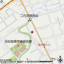 静岡県浜松市中央区根洗町694周辺の地図