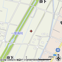 静岡県磐田市掛下周辺の地図