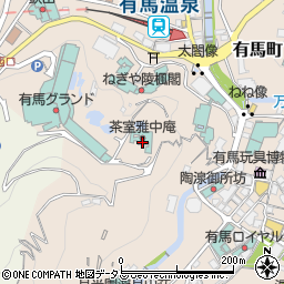 兵庫県神戸市北区有馬町1524周辺の地図