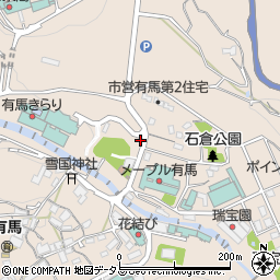兵庫県神戸市北区有馬町477周辺の地図