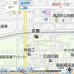 姫路市立　広西保育所周辺の地図