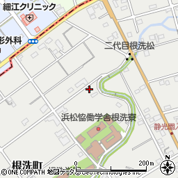 静岡県浜松市中央区根洗町674周辺の地図
