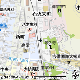 岡山県高梁市頼久寺町3周辺の地図