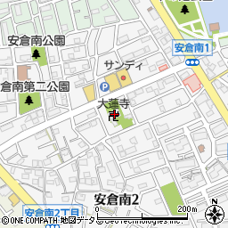 大蓮寺周辺の地図
