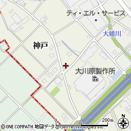 静岡県榛原郡吉田町神戸1266周辺の地図