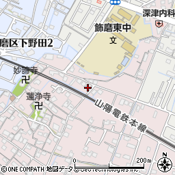 兵庫県姫路市飾磨区中島927周辺の地図