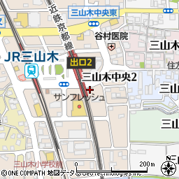 みやび個別指導学院京都京田辺三山木校周辺の地図