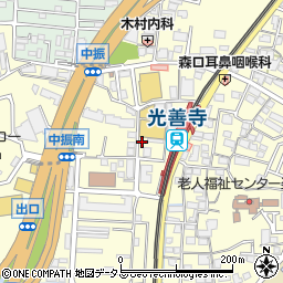 やきとり一番 光善寺駅前店周辺の地図