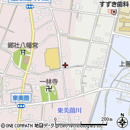 静岡県浜松市浜名区東美薗891周辺の地図