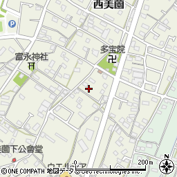 静岡県浜松市浜名区西美薗821周辺の地図