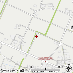 兵庫県三木市志染町志染中周辺の地図
