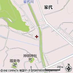 静岡県掛川市家代497周辺の地図