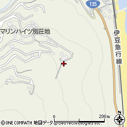 静岡県賀茂郡東伊豆町白田1717-7周辺の地図