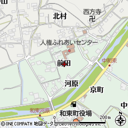 京都府相楽郡和束町釜塚前田周辺の地図