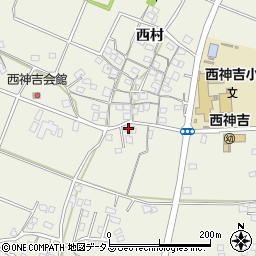 兵庫県加古川市西神吉町西村198周辺の地図
