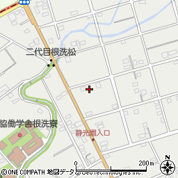 静岡県浜松市中央区根洗町412周辺の地図