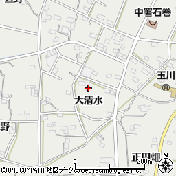 愛知県豊橋市石巻本町大清水周辺の地図