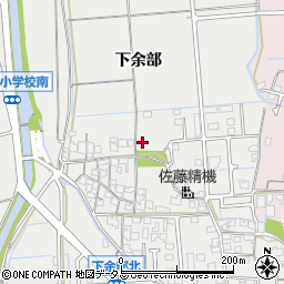 兵庫県姫路市余部区（下余部）周辺の地図