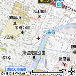 兵庫県姫路市飾磨区玉地44-1周辺の地図