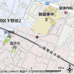 兵庫県姫路市飾磨区中島42-2周辺の地図