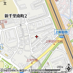 大阪府豊中市新千里南町2丁目2202周辺の地図