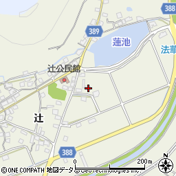 兵庫県加古川市西神吉町辻307周辺の地図