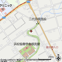 静岡県浜松市中央区根洗町687周辺の地図