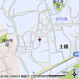 三重県伊賀市土橋580周辺の地図