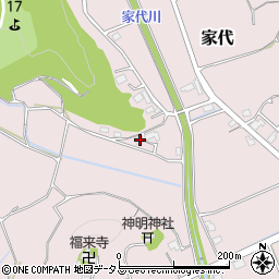 静岡県掛川市家代982周辺の地図