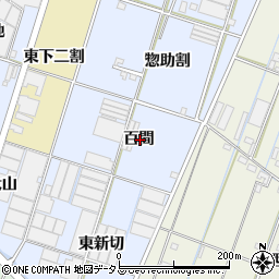 愛知県西尾市一色町藤江百間周辺の地図